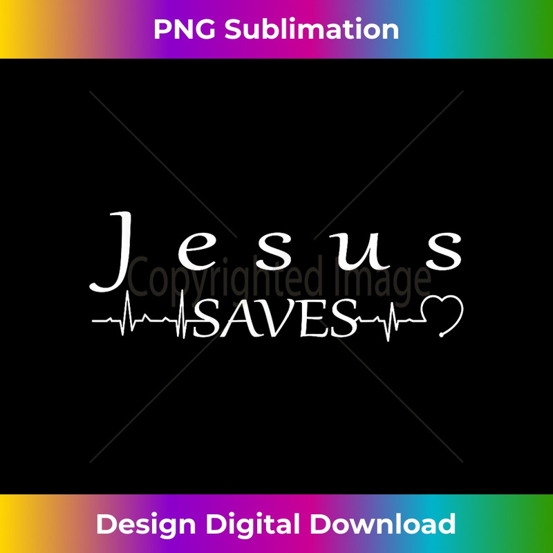 QS-20231219-9098_Jesus Saves T Heartbeat Ekg Christian gift shirt tee.jpg