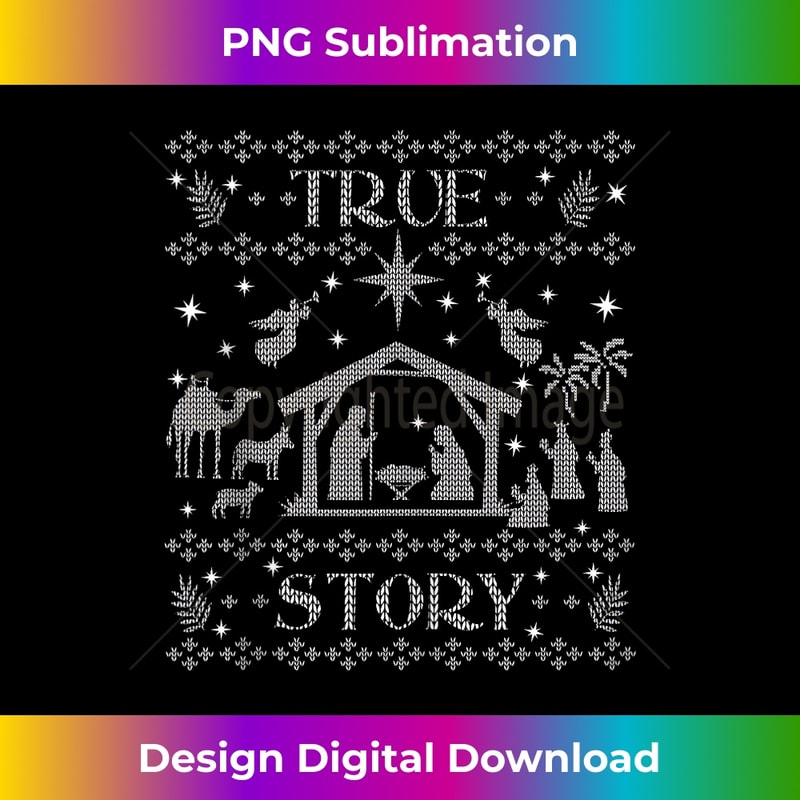 RM-20231219-15119_True Story Jesus Manger Christian Ugly Christmas Sweater Tank Top 1.jpg