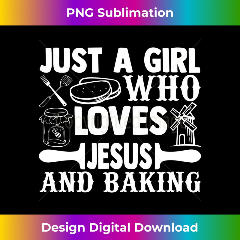 RQ-20231219-9409_Just A Girl Who Loves Jesus And Baking Cupcake Cookies Long Sleeve.jpg