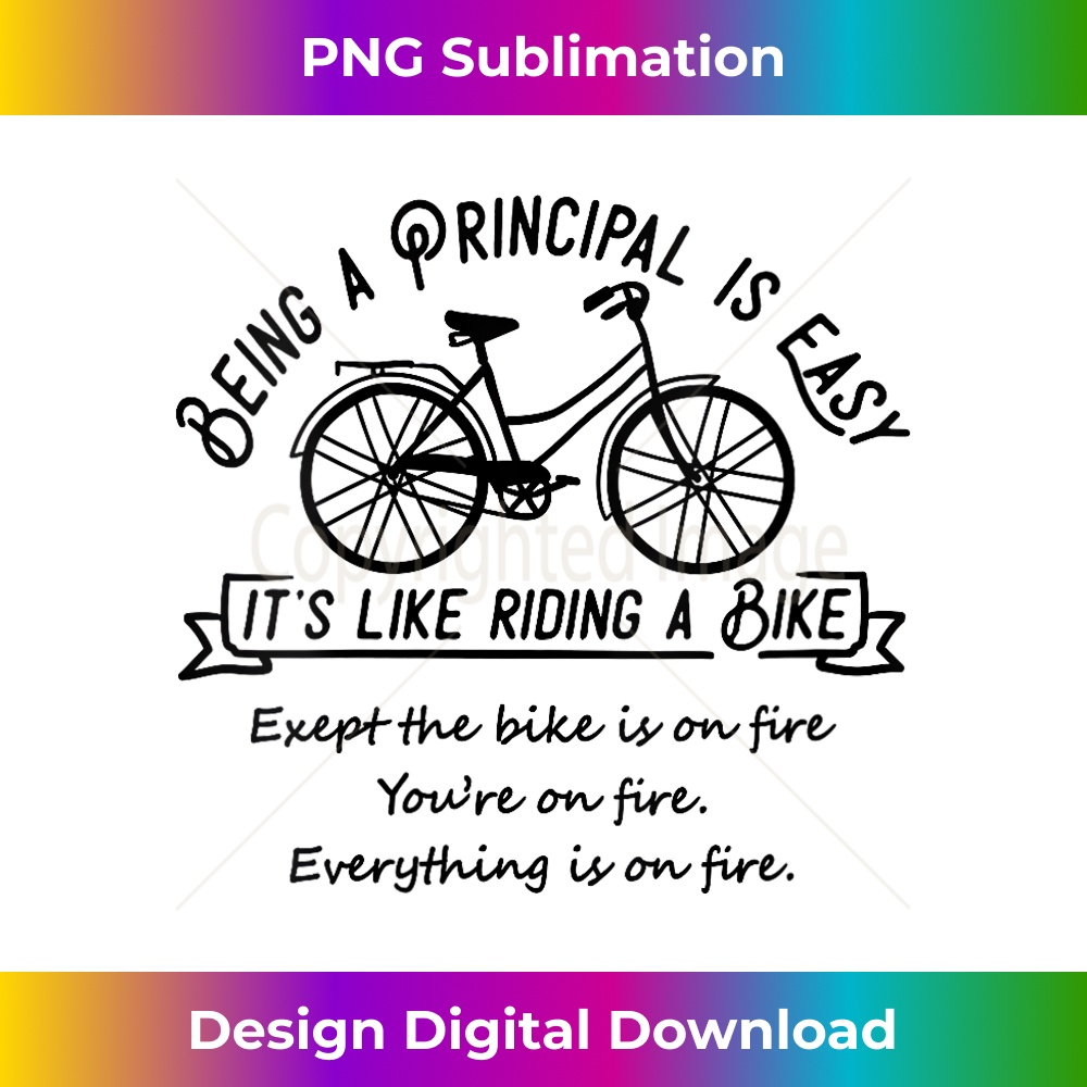 RU-20231219-16097_Womens Being A Principal Is Easy It's Like Riding A Bike Principal V-Neck 0447.jpg