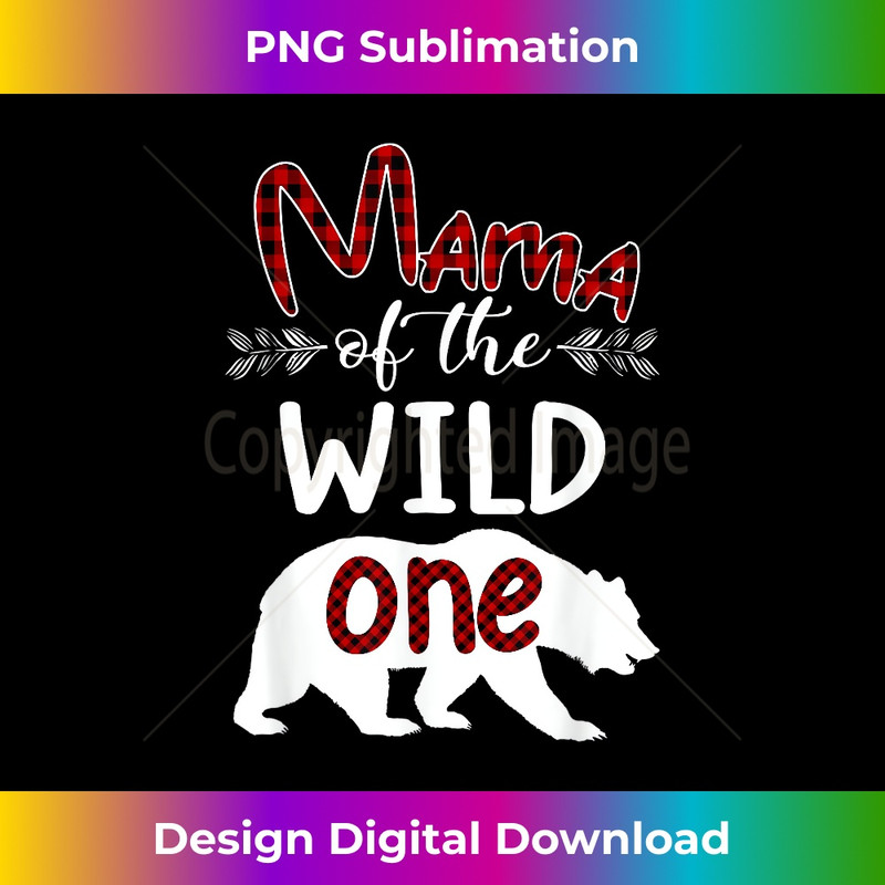SI-20231219-10383_Mama Bear Of The Wild One Plaid Birthday Gifts 2248.jpg