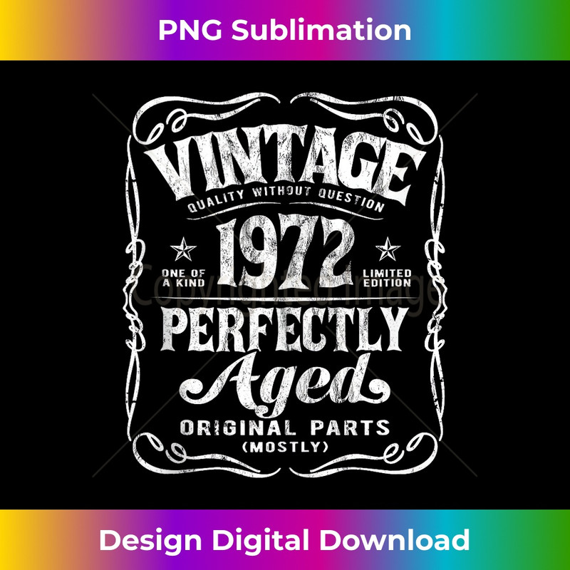 SW-20231219-15403_Vintage Born In 1972 The Original 52nd Birthday Tank Top 1.jpg