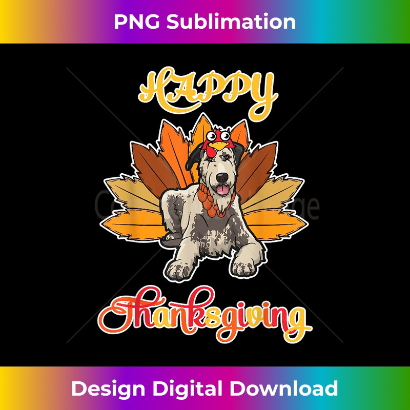 TF-20231219-15178_Turkey Pilgrim Riding IRISH WOLFHOUND Dog Happy Thanksgiving 1002.jpg