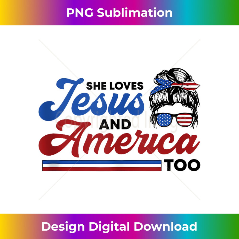TI-20231219-13114_She Loves Jesus And America Too 4th of July Proud Christian Tank Top 1.jpg