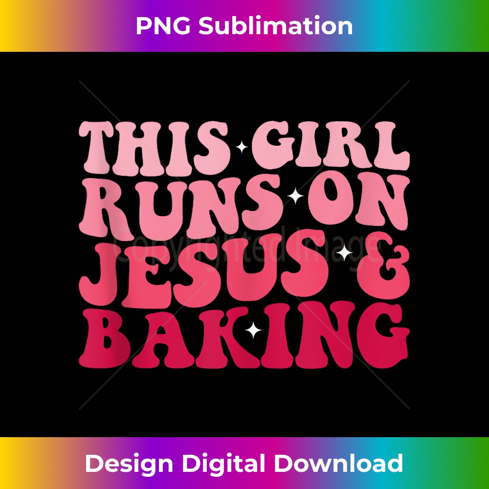 TI-20231219-4565_Funny Baking Mom Baker This Girl Runs On Jesus And Baking Tank Top 1.jpg