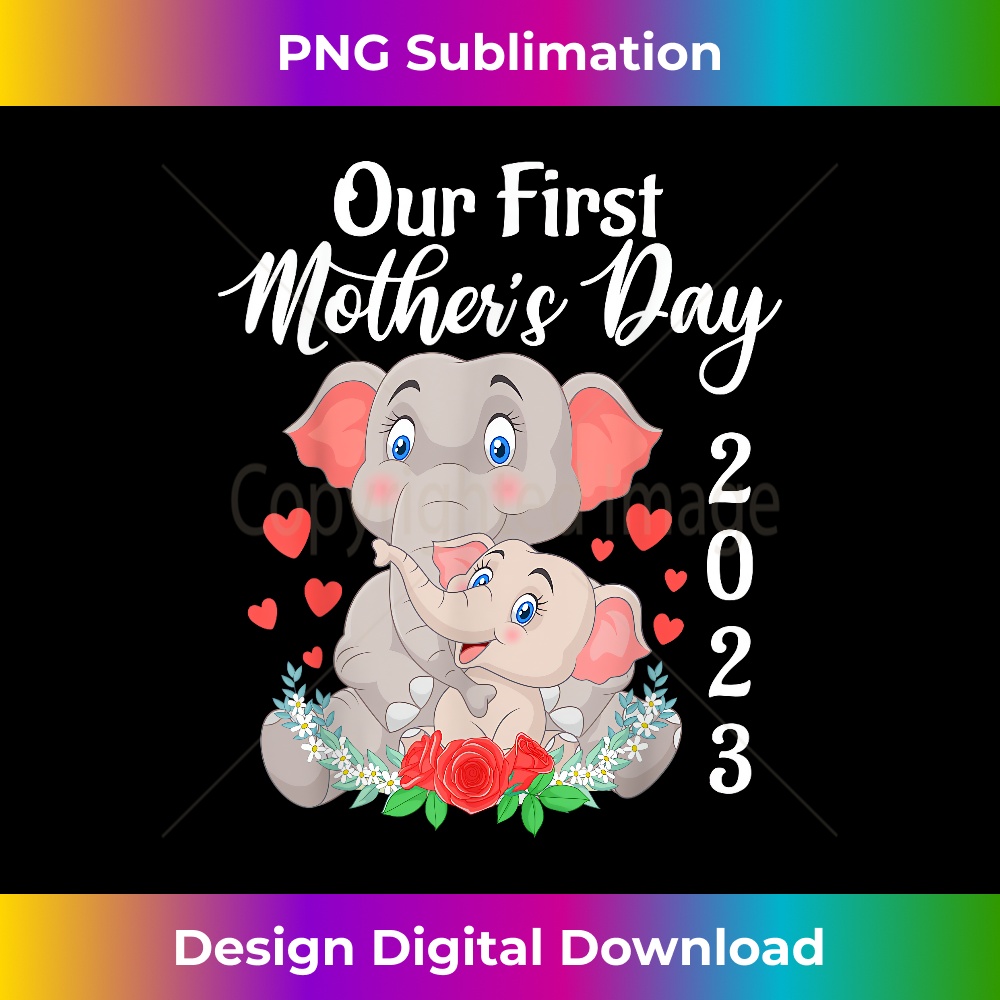 TQ-20231219-11655_Our First Mother's Day Elephant Mom & Baby Family Matching 2420.jpg