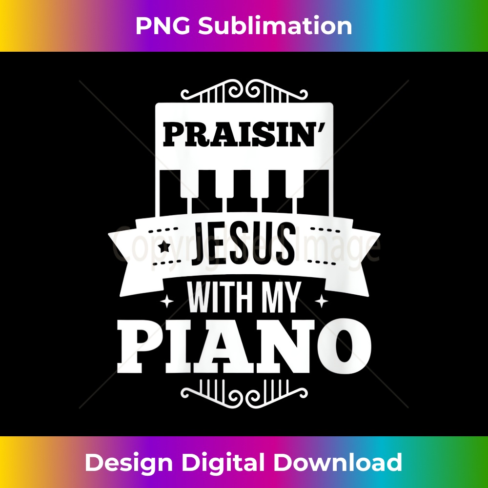 TS-20231219-16153_Womens Christian Piano Player Praising Jesus, Pianist Worship Gift V-Neck.jpg