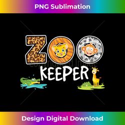 kids zookeeper costume african savanna zoo keeper animals lover - sublimation-optimized png file - elevate your style with intricate details
