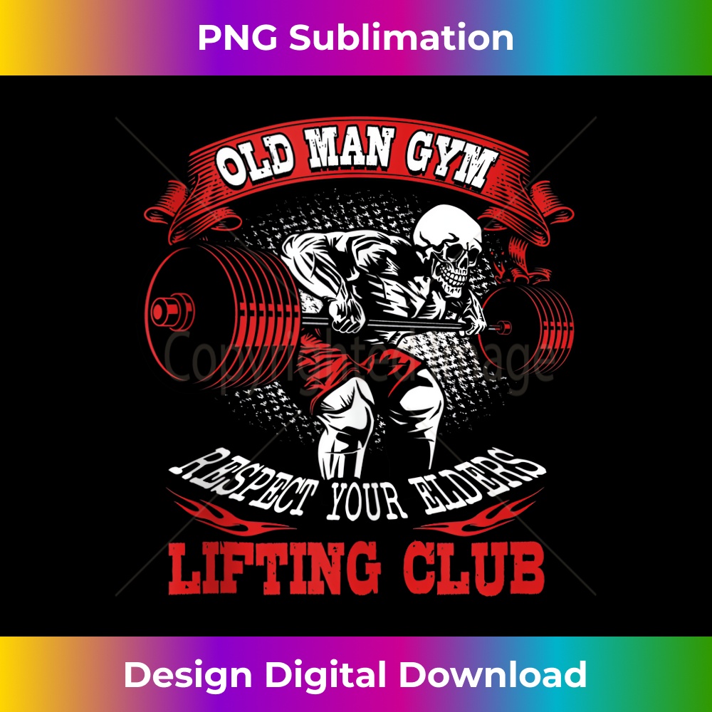 TU-20231219-11549_Old Man Gym Respect Elders Lifting Workout Skull Barbell Tank Top 0712.jpg