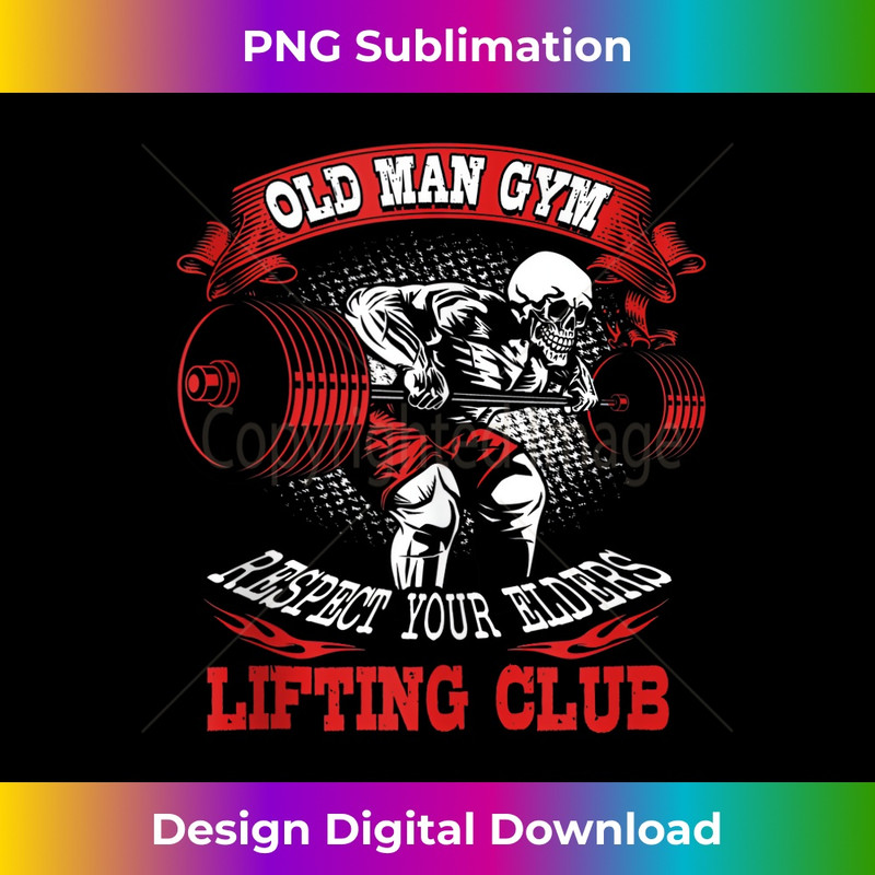 TU-20231219-11549_Old Man Gym Respect Elders Lifting Workout Skull Barbell Tank Top 0712.jpg