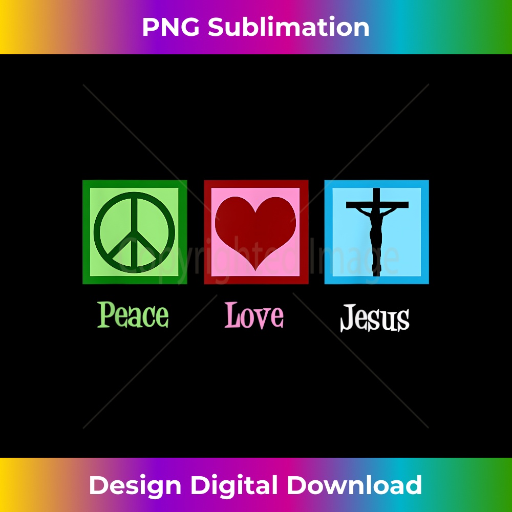 UC-20231219-11773_Peace Love Jesus T- - Cute Christian Tee 1.jpg