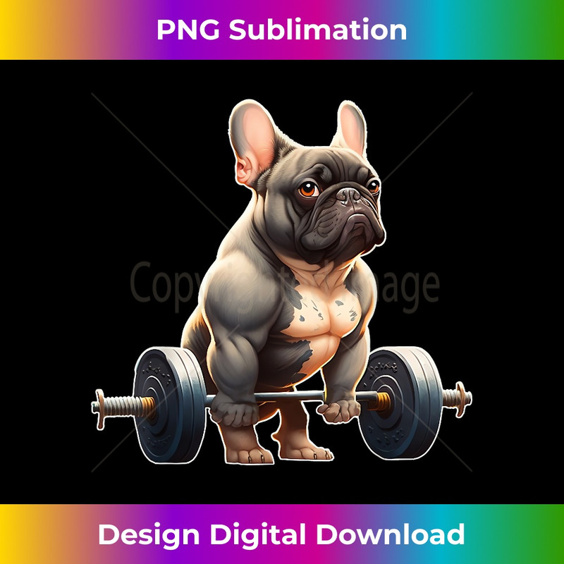 UC-20231219-4845_Funny French Bulldog Bodybuilding Gym Frenchie Weightlifter 0369.jpg