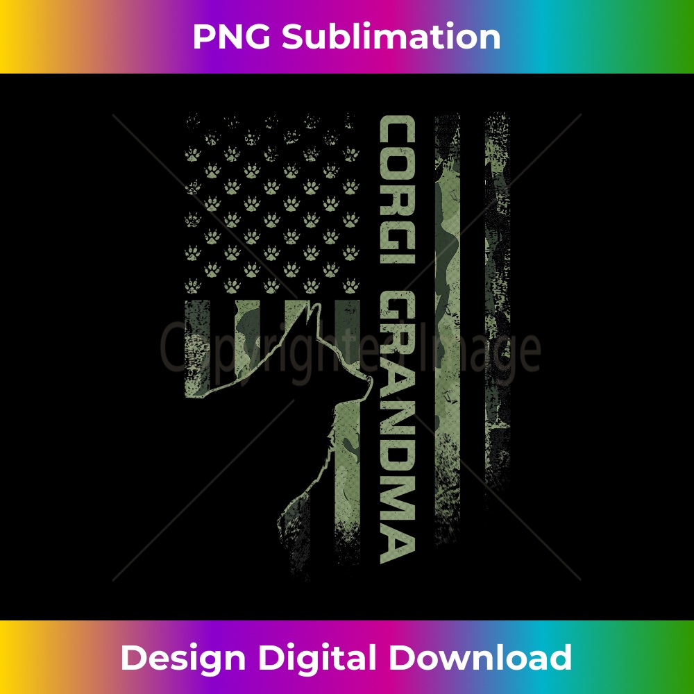 UD-20231219-15367_Vintage American Camo Flag Proud Corgi Grandma Silhouette 1021.jpg