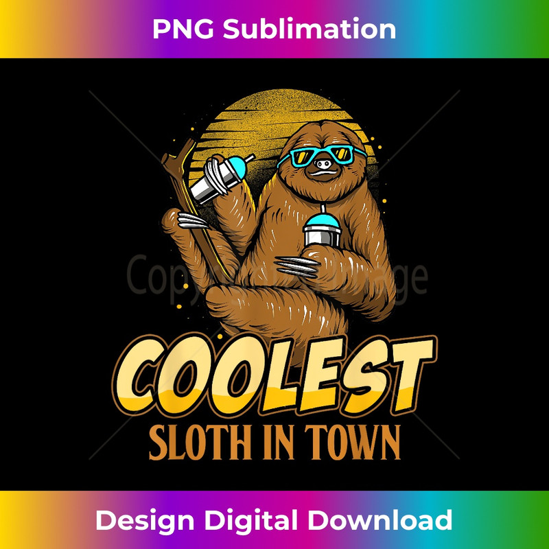 UT-20231219-13787_Sloth T shirts for Boys Girls Kids - Coolest Sloth In Town 3418.jpg