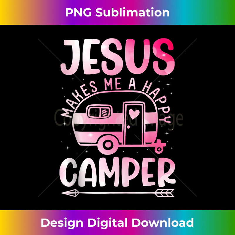 UV-20231219-8943_Jesus Make Me Happy Camper Christian Camping God Bible Faith Tank Top 1.jpg