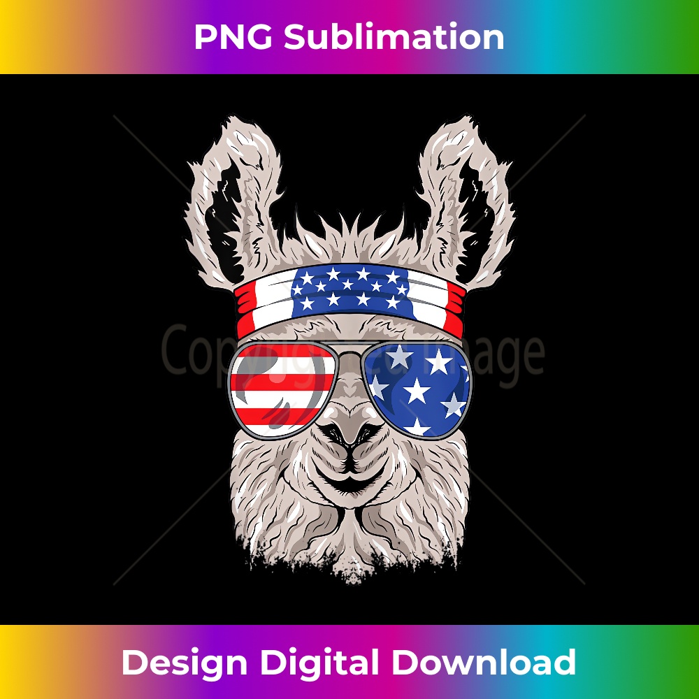 UY-20231219-9344_July 4th USA - Alpaca - Funny Patriotic Llama Tank Top 0651.jpg
