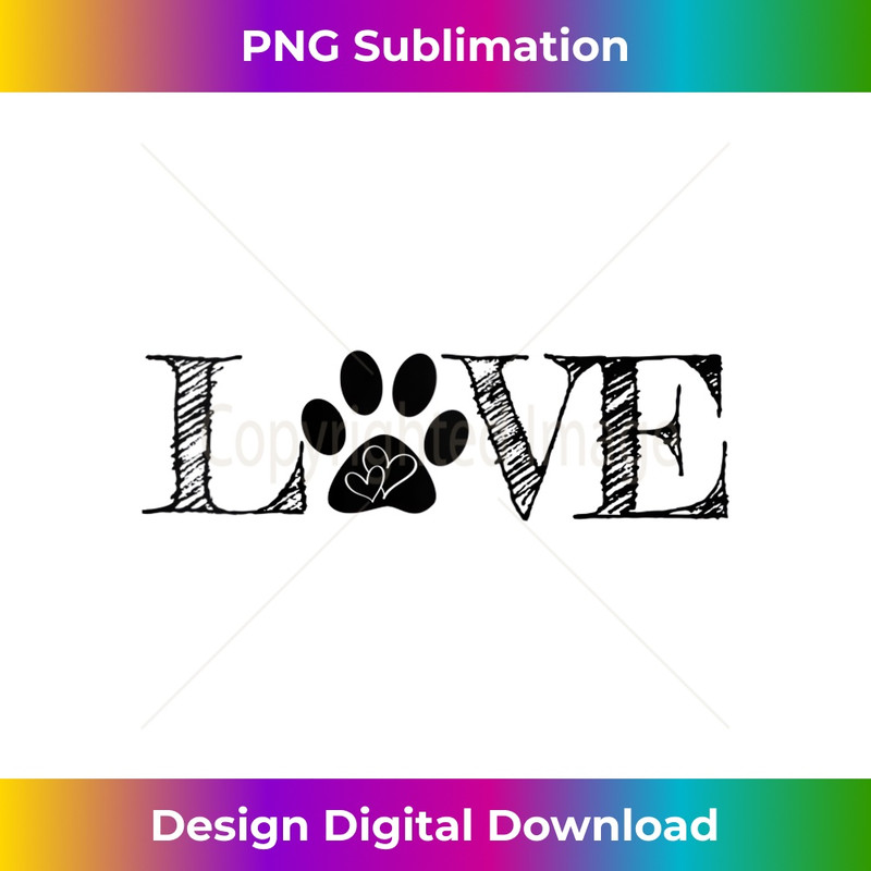 VE-20231219-16620_Womens Paw Print Pawprint Heart Animal Lover Love Pet Dog Cat Mom Tank Top 3342.jpg