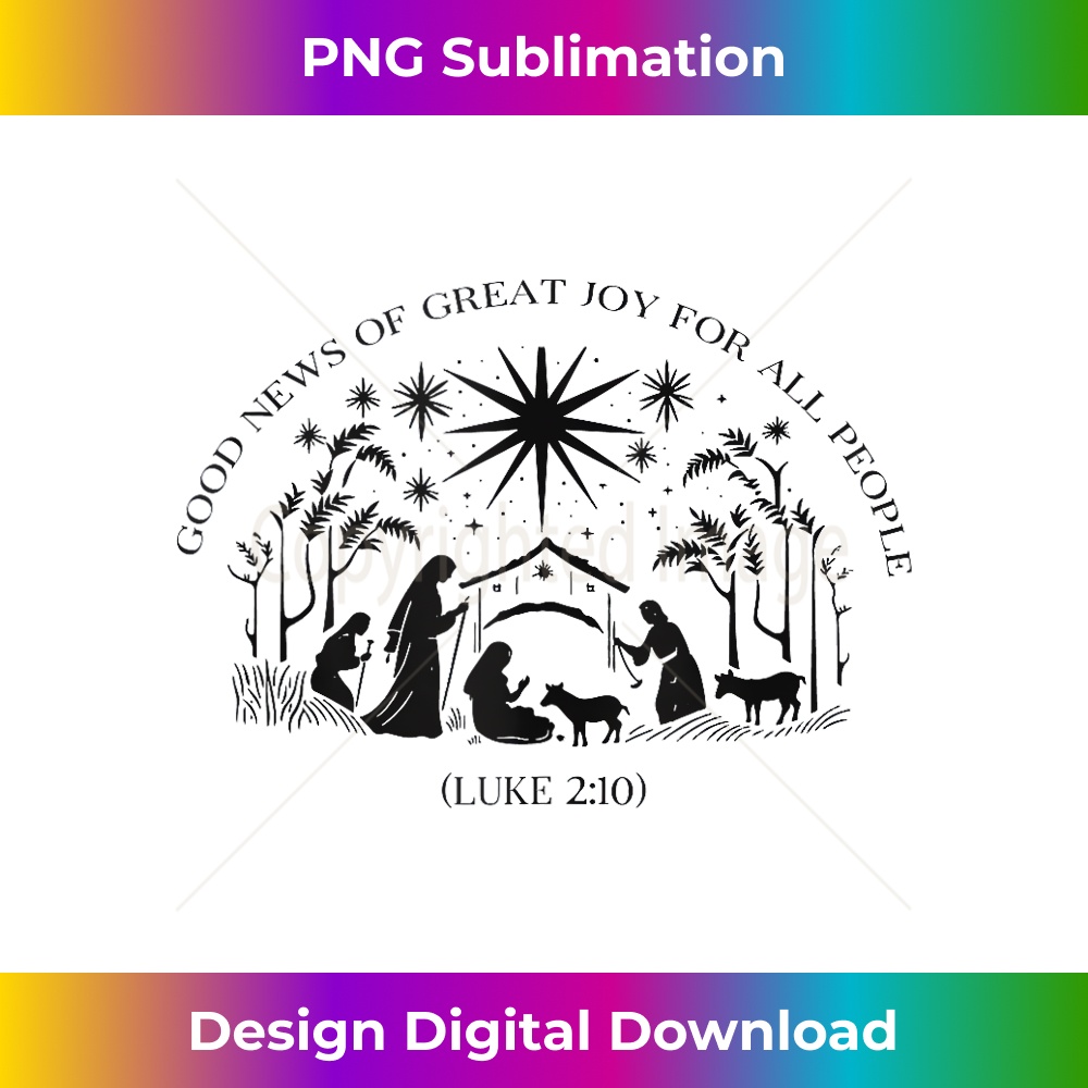 VJ-20231219-2066_Christmas Nativity Scene Good News of Great Joy for All Peop Tank Top 2.jpg