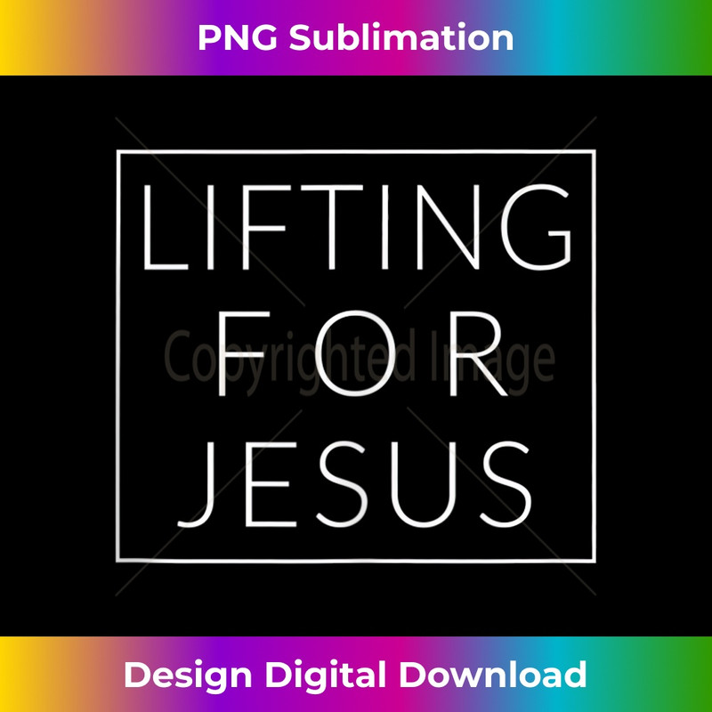 VM-20231219-10002_Lifting For Jesus, Fun Minimal Fitness Workout Tank Top 1.jpg