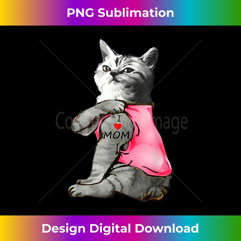 VN-20231219-1364_Cat Lover T- Funny Cat I Love Mom Tattoo Gifts 0137.jpg