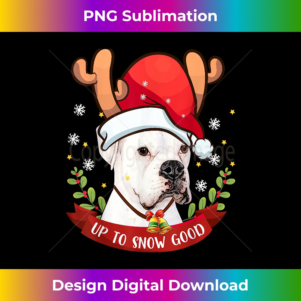 VP-20231219-15900_White Boxer Dog Reindeer Christmas Gift Boys Girls Kids 1137.jpg