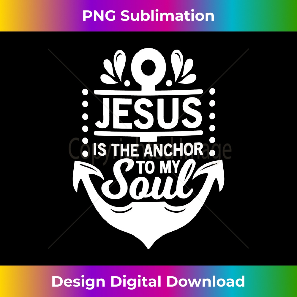 VP-20231219-200_Anchored Jesus Is The Anchor Of My Soul Christian Xmas Long Sleeve 1.jpg