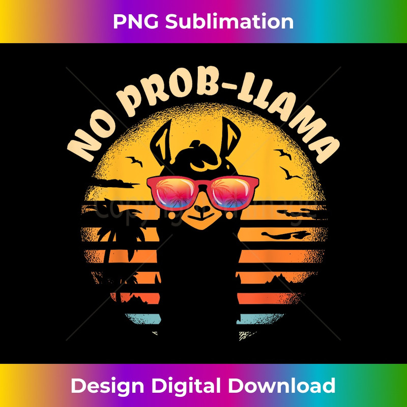 VX-20231219-12624_Retro NO PROB-LLAMA - Vintage Llama Alpaca Gift Idea 1227.jpg