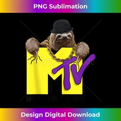 mtv logo sloth tank top - bespoke sublimation digital file - challenge creative boundaries