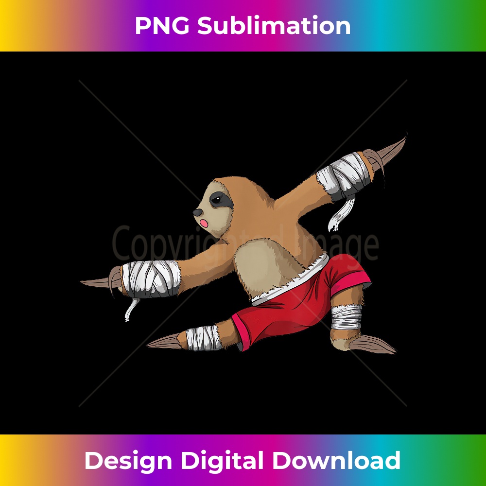 WB-20231219-10894_Muay Thai sloth at kickboxing as karate kick martial arts 2404.jpg