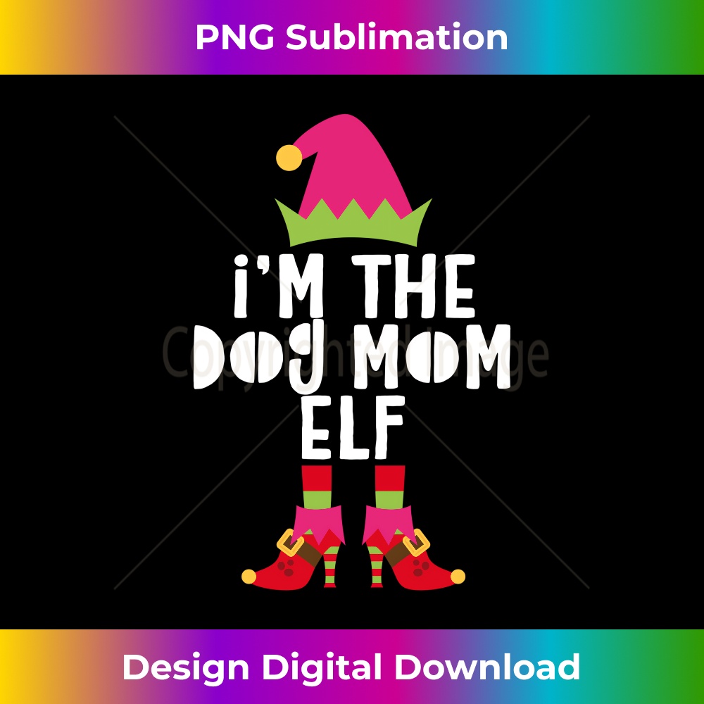 WC-20231219-7566_I'm The Dog Mom Elf T- Matching Christmas Elf Long Sleeve 0552.jpg