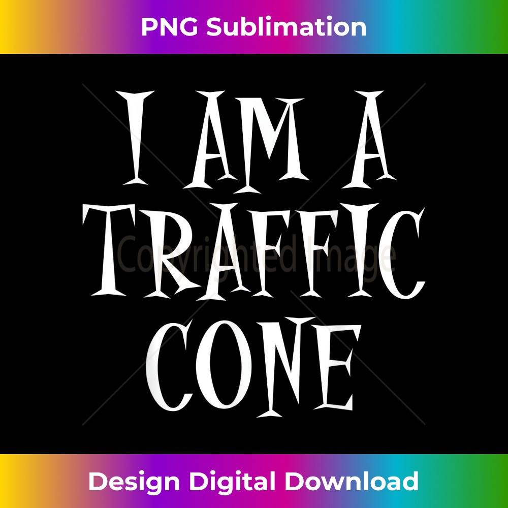 WG-20231219-6716_I Am A Traffic Cone Halloween Costume I'm Lazy Easy 1418.jpg