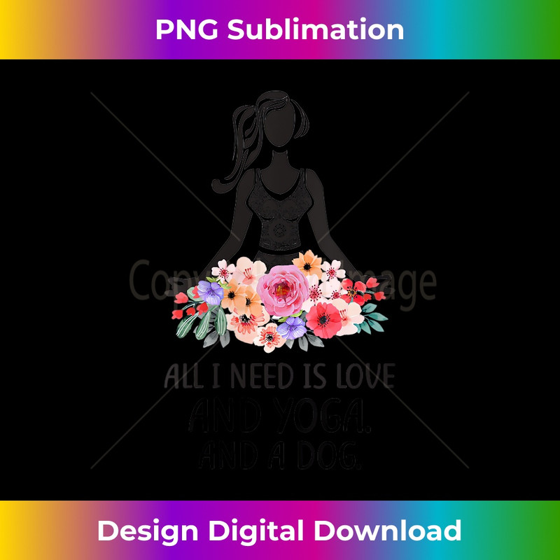 WN-20231219-16068_Womens All I Need Is Love And Yoga And A Dog - Love Dog And Yoga V-Neck 1150.jpg