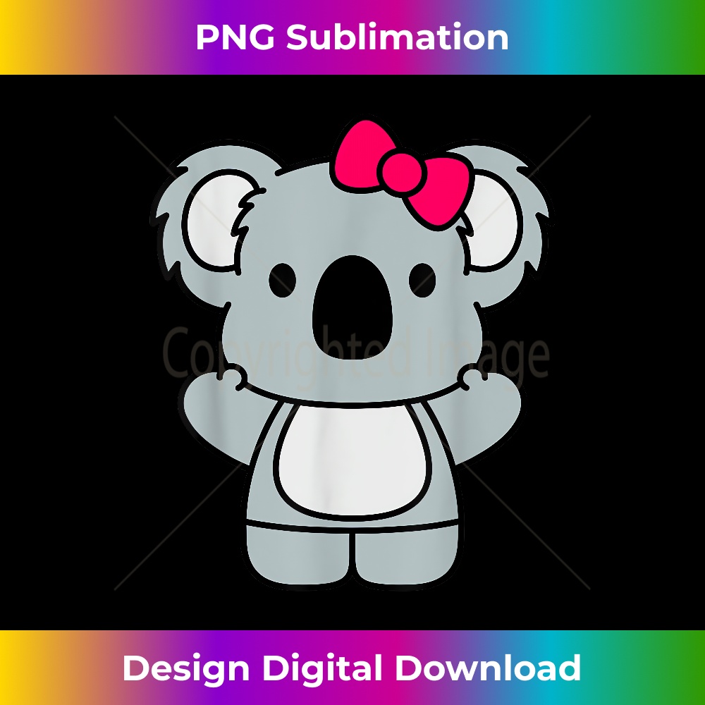 WN-20231219-2811_Cute Koala Bear With Bow Animal Lover Gift For Women Girls 0599.jpg