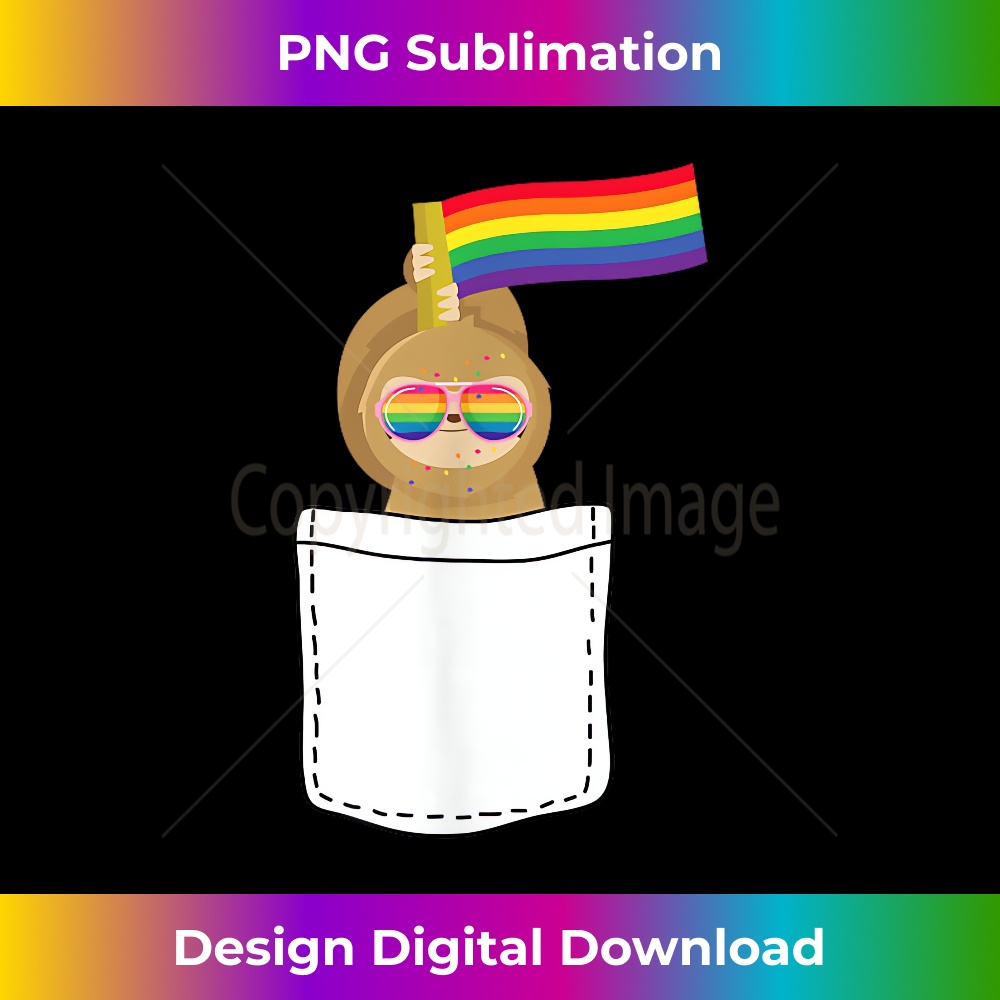 WO-20231219-13672_Sloth Pocket Gay Pride Cute Animal Rainbow Flag LGBT-Q Ally 3303.jpg