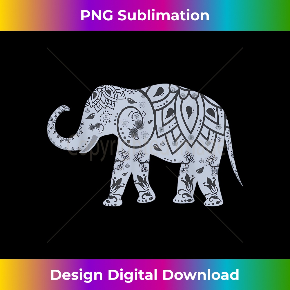 WT-20231219-3677_Elephant t-shirt Yoga Clothing Spiritual style art Gift 0975.jpg