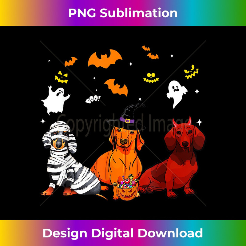 WY-20231219-6300_Halloween Dachshund Dogs Lovers Mummy Witch Demon Costumes 0061.jpg