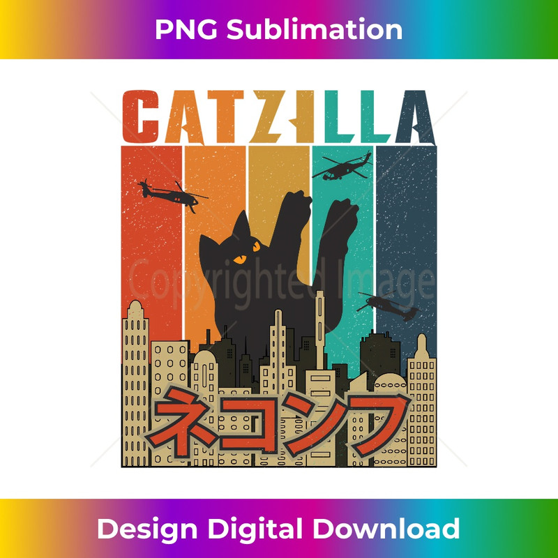 XE-20231219-15416_Vintage Catzilla Cute Tshirt Long Sleeve 0783.jpg