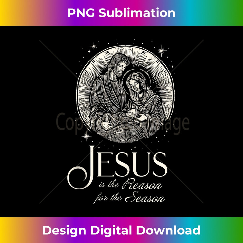 XF-20231219-8765_Jesus is the reason for the season. Nativity Tank Top 1.jpg