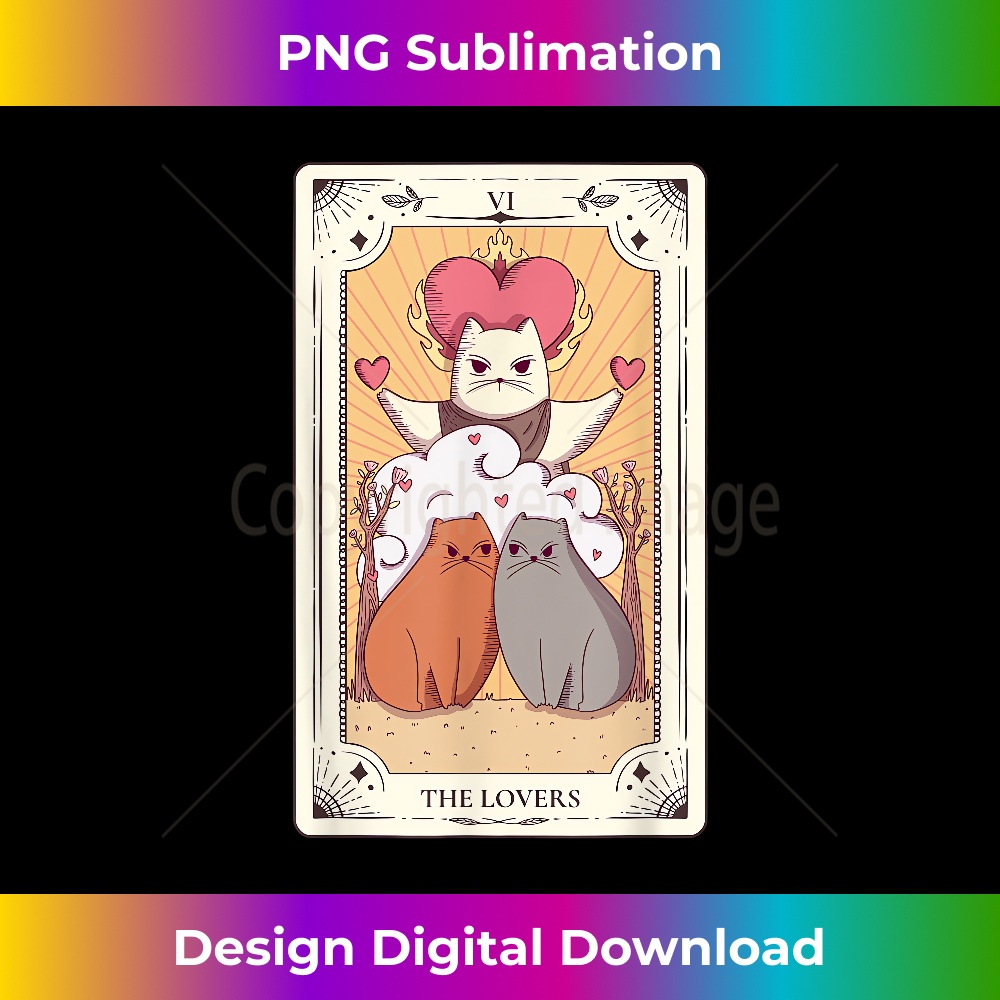 XL-20231219-14354_Tarot Card Astrology Cat The Lovers Graphic Mystical Cat 0089.jpg