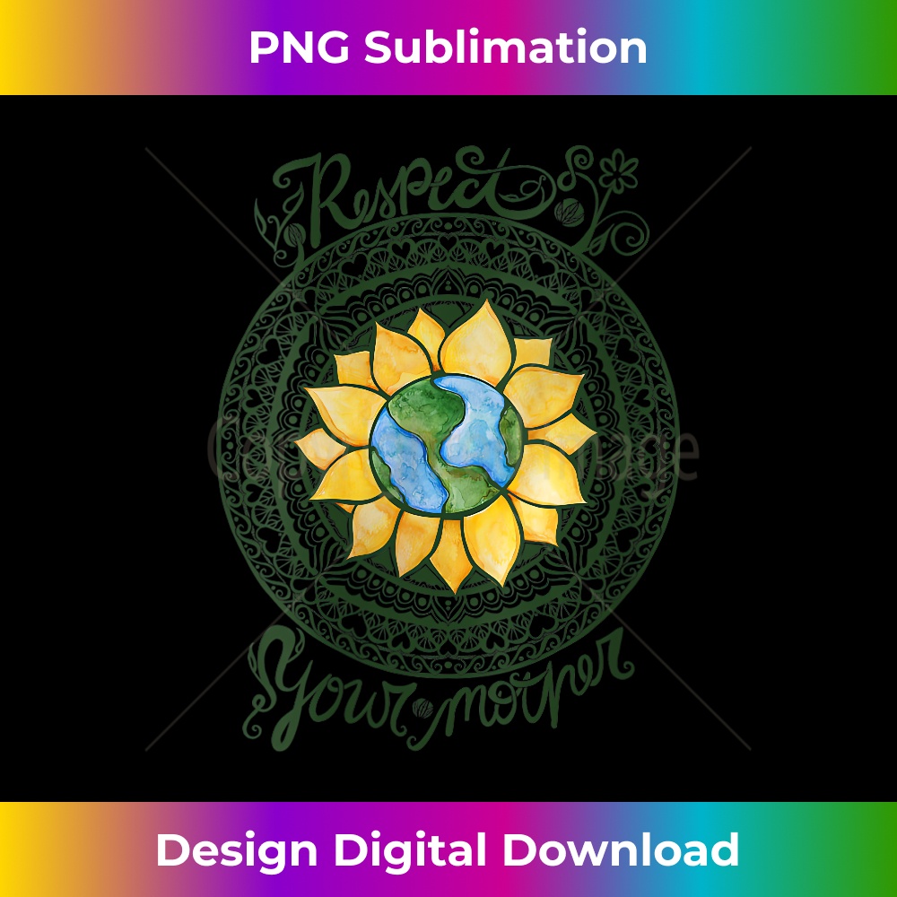 XN-20231219-16664_Womens Respect your mother Earth Day Mandala V-Neck 4043.jpg