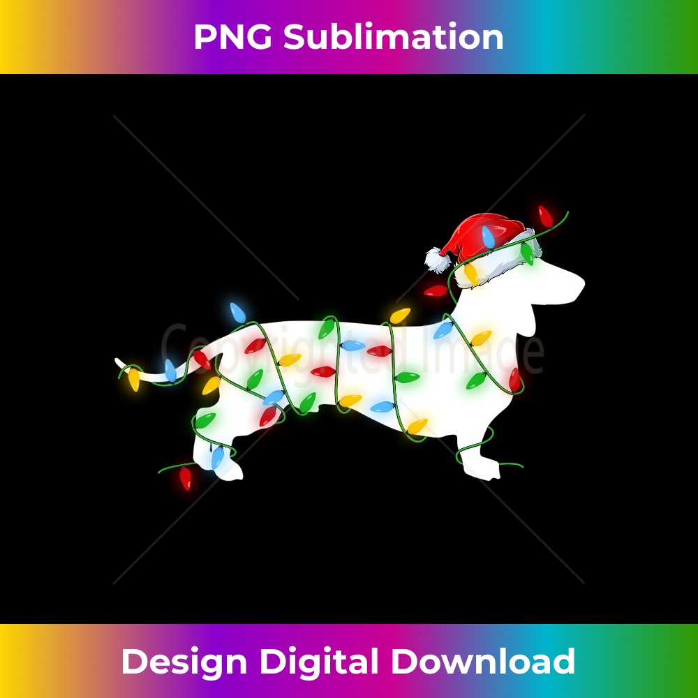 XO-20231219-15939_Wiener Dog Lover Lighting Xmas Santa Dachshund Christmas Long Sleeve 1139.jpg