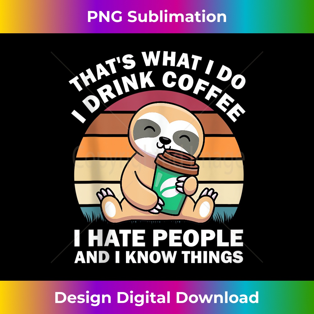XP-20231219-14510_That's What I Do I Drink Coffee I Hate People Funny Sloth Tank Top 3674.jpg