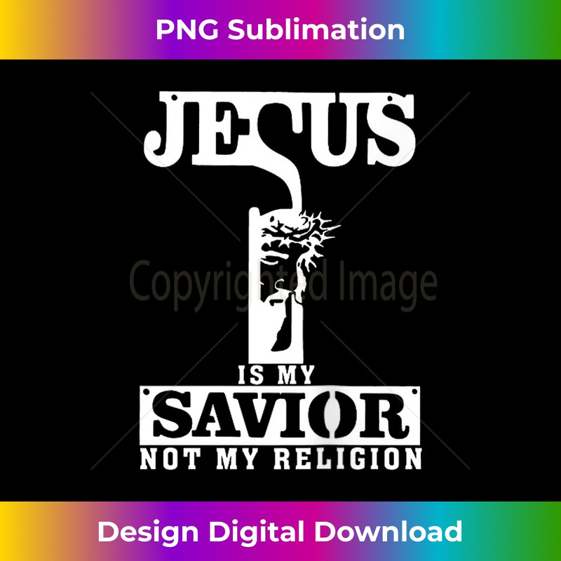 XR-20231219-10680_Merry Christmas, Jesus is my Savior not my Religion - back Tank Top 1.jpg