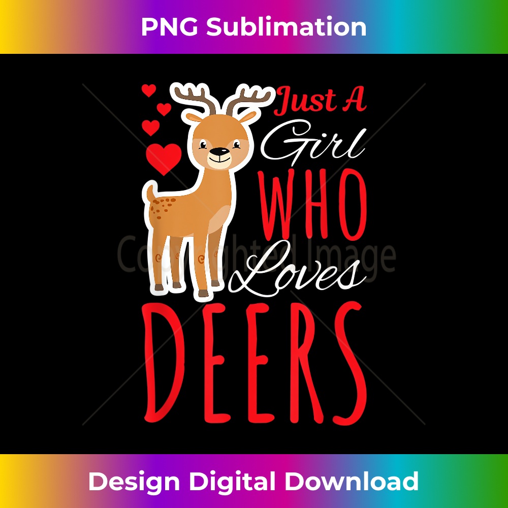 XV-20231219-9373_Just a Girl Who Loves Deers T- Cute Animal Lover Gift 1744.jpg
