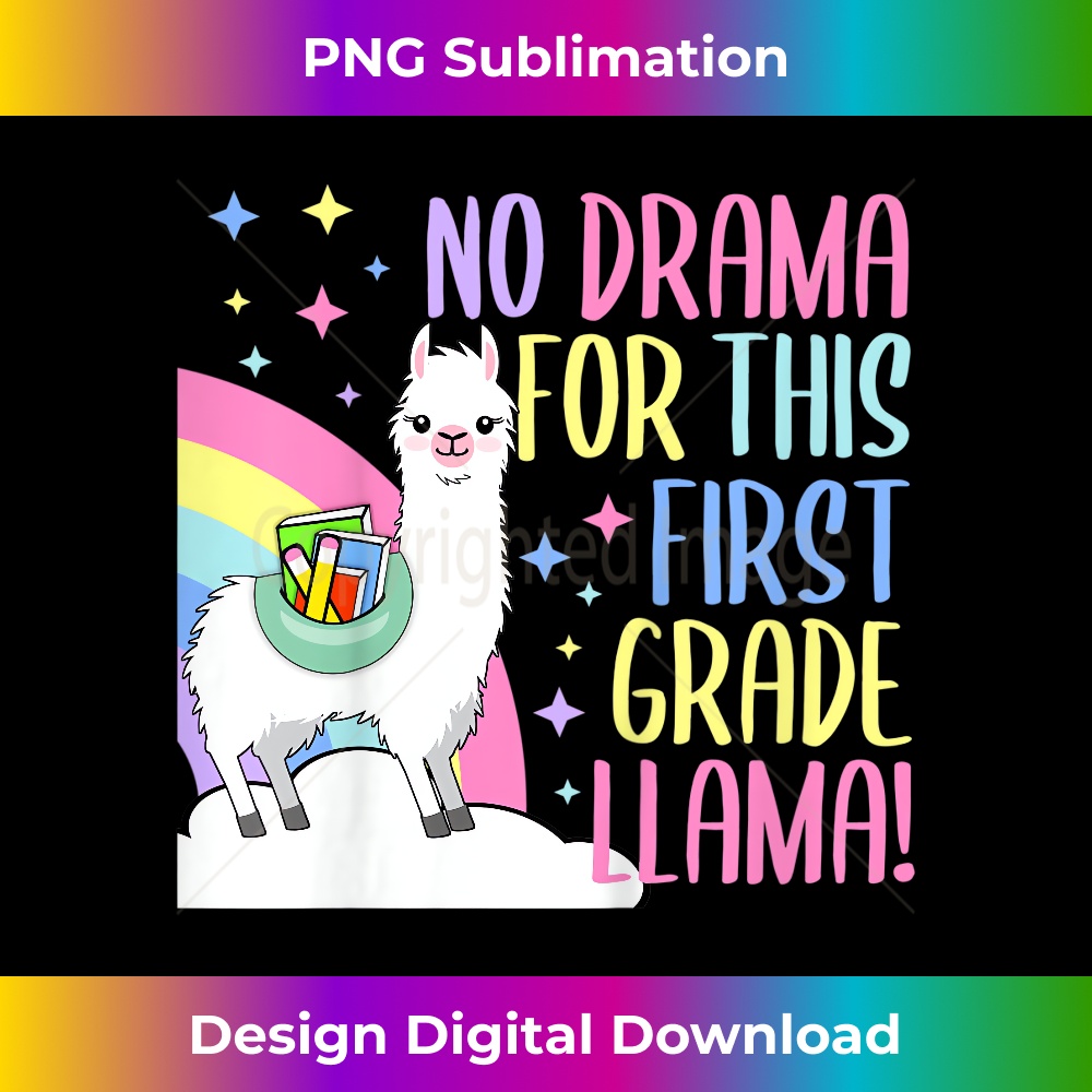 XV-20231219-9630_Kids Funny Back To School 1st Grade No Drama Llama Boys Girls 0702.jpg