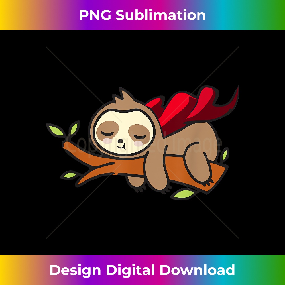 YA-20231219-13781_Sloth Superhero For Girls Kids, Funny Sloth Lazy 3412.jpg