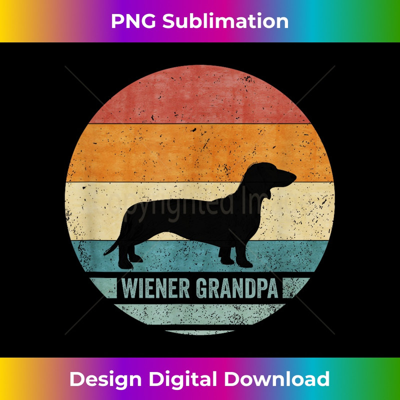 YC-20231219-15550_Vintage Retro Dachshund Grandpa Wiener Silhouette Puppy Love 1053.jpg