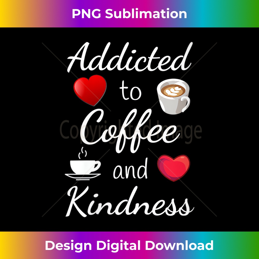 YD-20231219-16811_Womens Womens Addicted to Coffee and Kindness Caffeine Coffee Lover V-Neck 0463.jpg