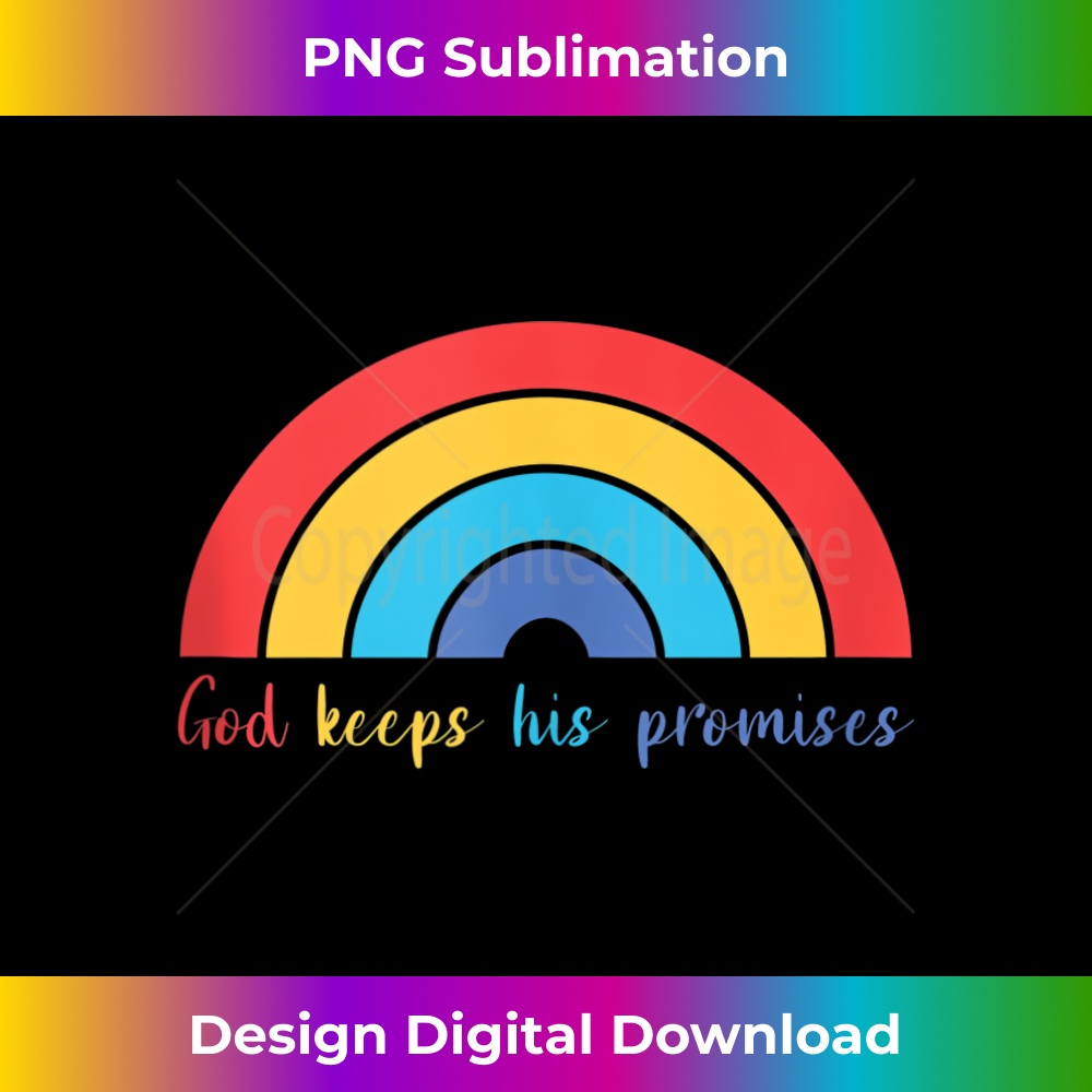 YF-20231219-6036_God Keeps His Promises Rainbow Lovely Christian Christianity Tank Top.jpg