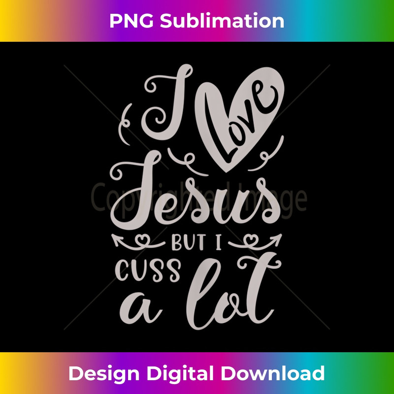 YL-20231219-2415_Country Life Fun Girl Gift - I Love Jesus But I Cuss A Lot Tank Top 1.jpg